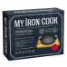 MY REAL IRON COOK MC2180W Сковорода чугун литые ручки на подставке 18 см