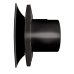 Zernberg Ametist 125 gloss black Дизайнерский вытяжной вентилятор