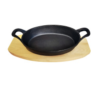 MY REAL IRON COOK MC2184W Сковорода порц 20,5см овал с 2руч на подставке 