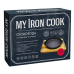 MY REAL IRON COOK MC2200W Сковорода чугун литые ручки на подставке 20 см