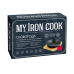 MY REAL IRON COOK MC2204W Сковорода чугун литые ручки на подставке 18.5 см