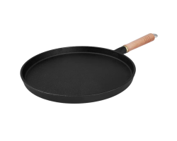 Сковорода чугунная блинная 25см MY REAL IRON COOK - MC6254