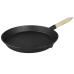 Сковорода чугунная с деревянной руччкой 24см MY REAL IRON COOK - MC2246