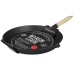 Сковорода чугунная с деревянной руччкой 24см MY REAL IRON COOK - MC2246