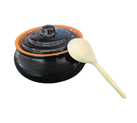 Вятская Керамика Набор горшков черный янтарь НБР КАШ Ч