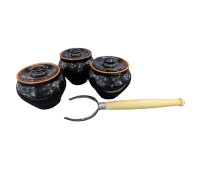 Вятская Керамика Набор горшков (3) 0,5л НБР ВK-1/3Ч