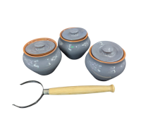 Вятская Керамика Набор горшков (3) 0,7л НБР ВK-3/3277