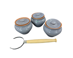 Вятская Керамика Набор горшков (3) 0,7л НБР ВK-3/3277