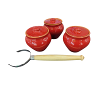 Вятская Керамика Набор горшков (3) 0,5л НБР ВК-3/3260