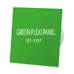 Панель для вытяжных вентиляторов Airroxy DRIM "GREEN PLEXI PANEL 01-167"