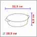 Круглая форма для запекания 32 см ESPRIT DE CUISINE - 053032020