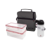 Термо-сумка ланчбокс + контейнеры ( 600мл + 800мл ) + Бутылочка 350мл - OPTIMAL - GREY - IRIS - 9658-TX 