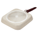 Алюминиевая сковорода гриль с керамическим покрытием - 27х27 см. NAVA - TERRESTRIAL  - 10-044-010