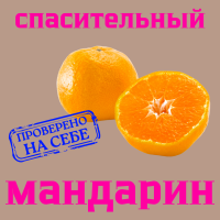 Проверено на себе.  “Спасительный мандарин”