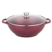 Казан литой со стеклянной крышкой Кристалл Рубин 28см 4,0л ТР0283И