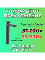 Уникальное предложение - кухонный смеситель ZIGMUND SHTAIN ZS 1000 Чёрный базальт